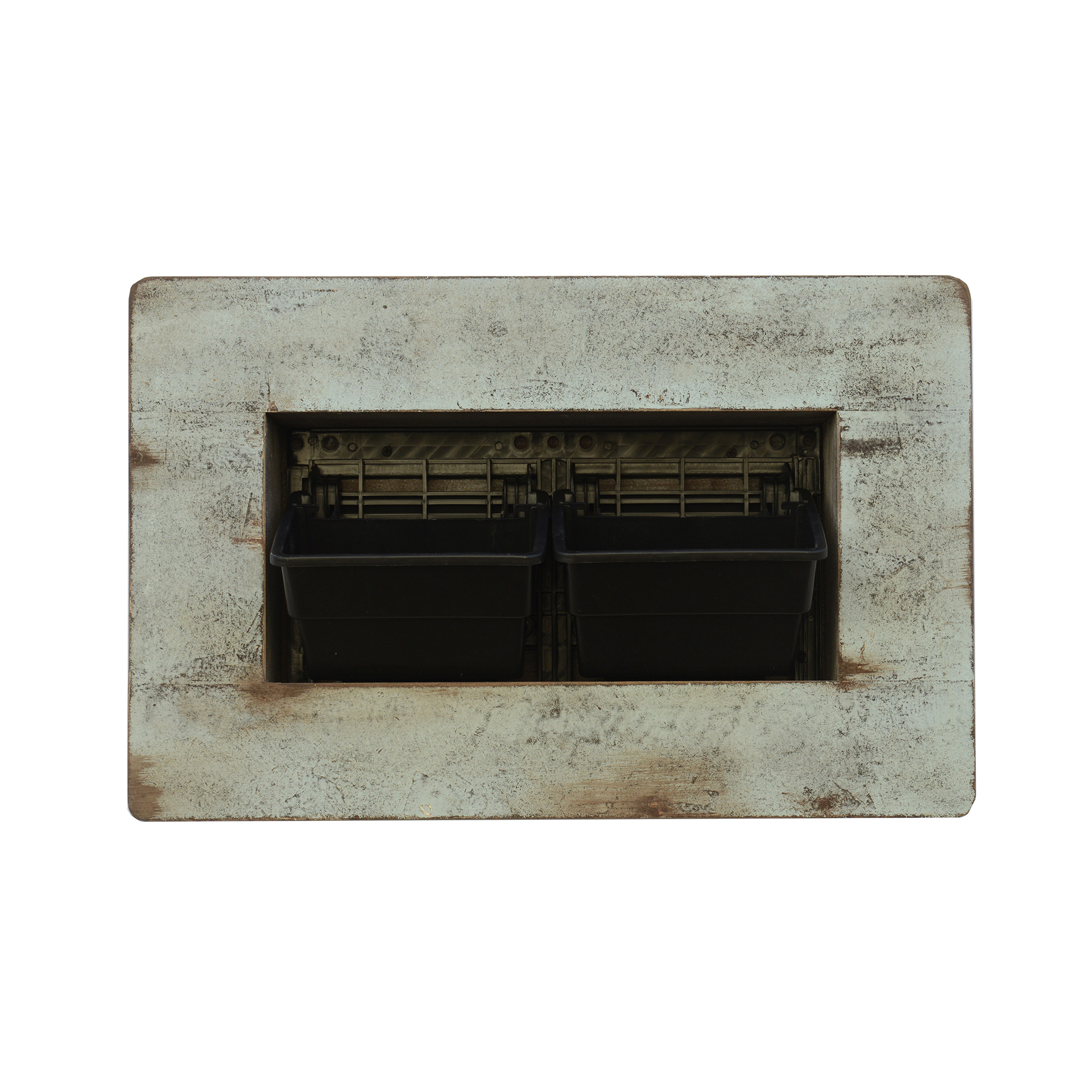 گلدان دیواری طرح قاب گیاهان طبیعی مدل L2 بسته 2 عددی