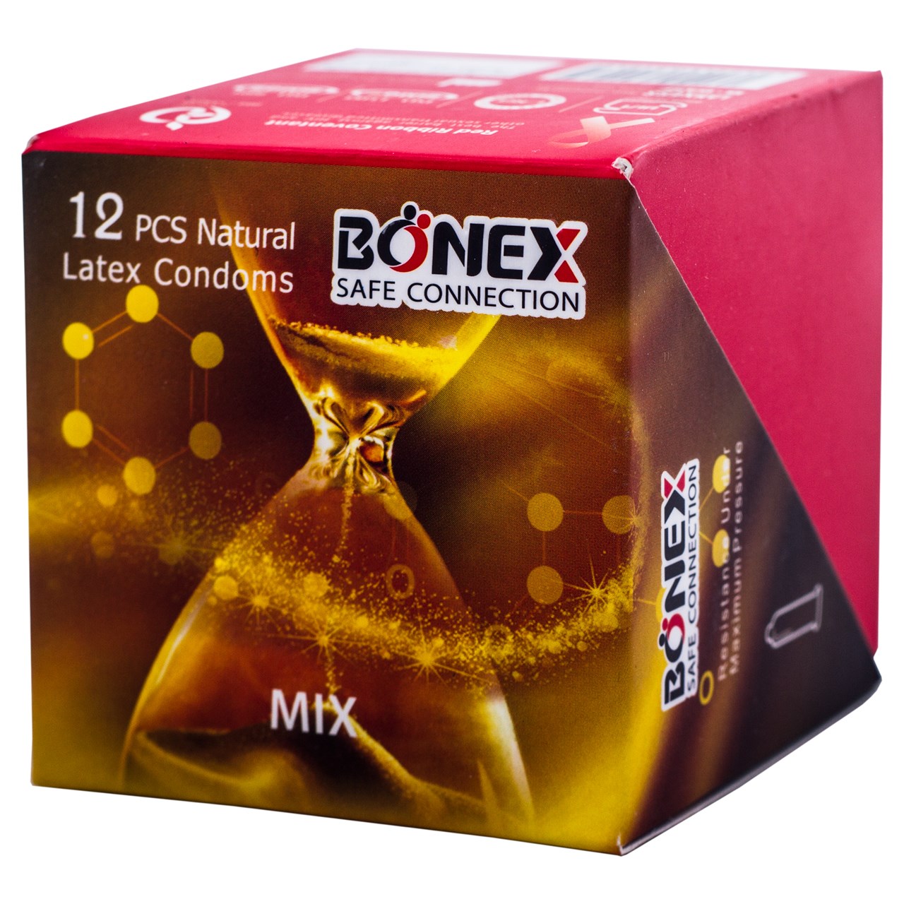 کاندوم بونکس مدل mix بسته 12 عددی