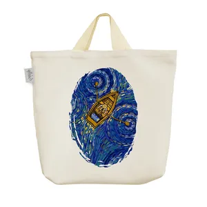 ساک خرید خندالو مدل نقاشی ونگوک کد 5467