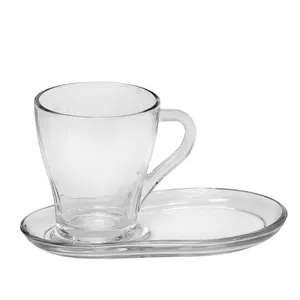 Kaveh Crystal Florance Cup And Saucer