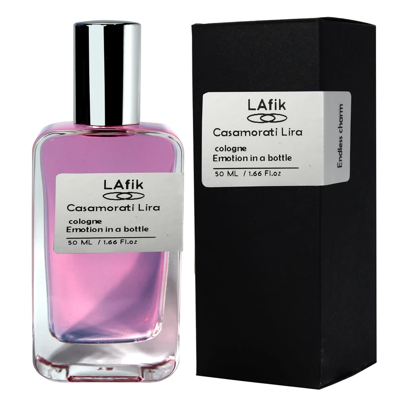 ادوپرفیوم زنانه لافیک مدل کازاموراتی زرجف زرژاف لیرا با رایحه شیرین حجم 50 میلی‌لیتر