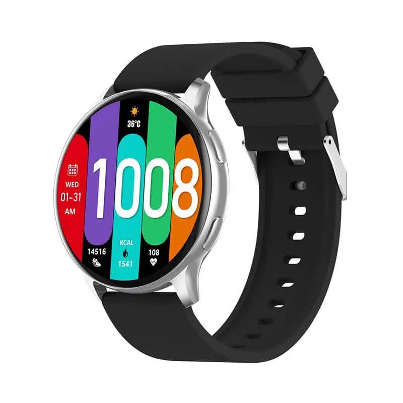 ساعت هوشمند گلوریمی مدل NAZ NEUTRAL GR WATCH 1 دارای قابلیت های کنترل موسیقی (Music Player) بند سیلیکون
