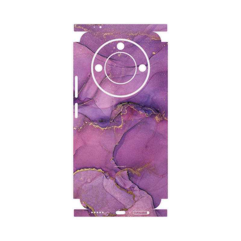 برچسب پوششی ماهوت مدل Purple Marble-FullSkin مناسب برای گوشی موبایل آنر X9c Smart