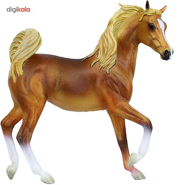 عروسک اسب عربی طلایی چسنات کالکتا کد 88475 سایز 2