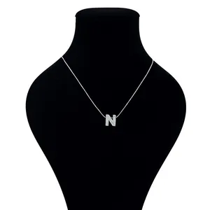 گردنبند مدل گردنبند حرف N پفکی