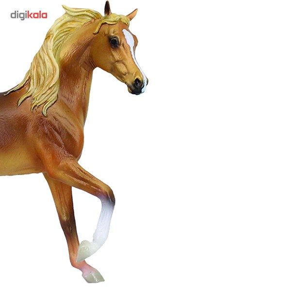 عروسک اسب عربی طلایی چسنات کالکتا کد 88475 سایز 2
