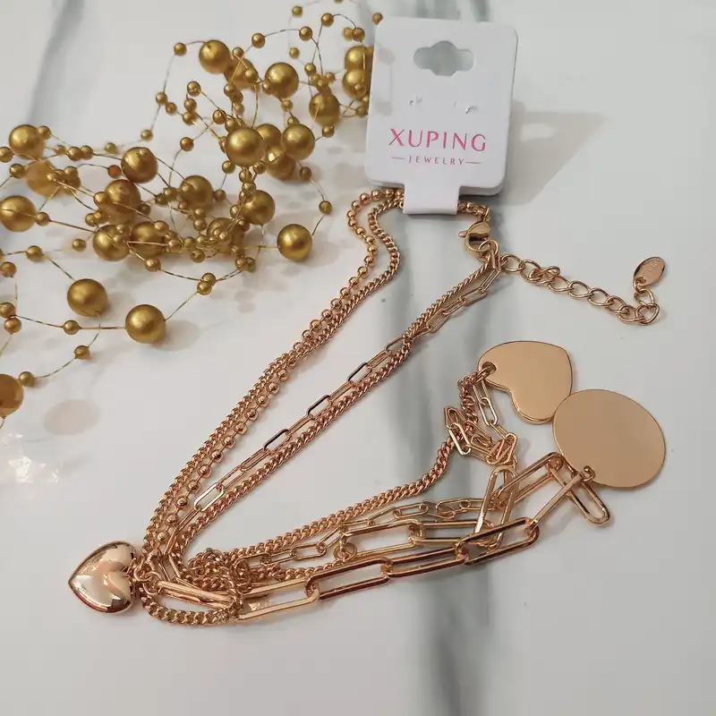 گردنبند زنانه ژوپینگ مدل قلب کد BB184