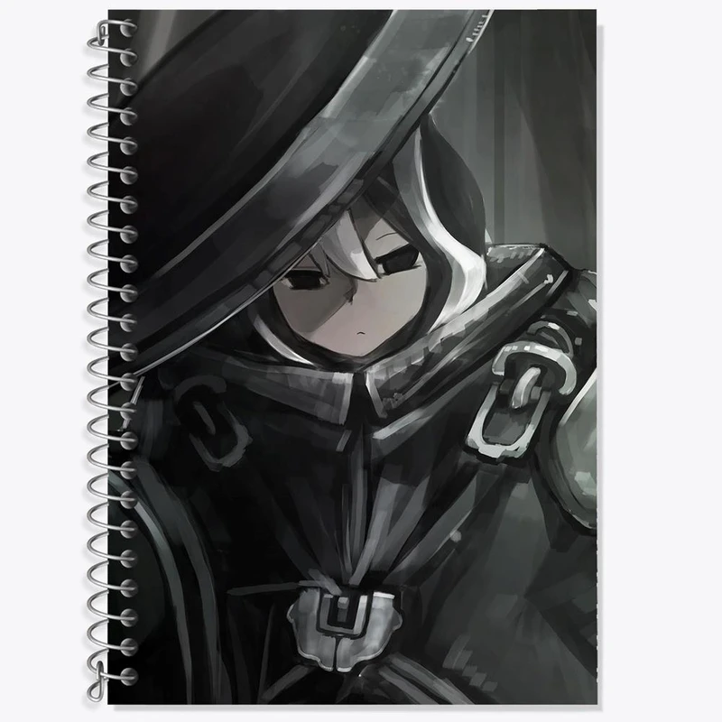 دفتر زبان 50 برگ خندالو مدل دو خط طرح اوزن انیمه ساخته شده پرتگاه Made in Abyss کد 22074