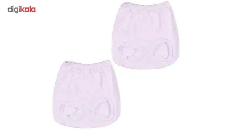 شورت عینکی نوزادی بیبی دی مدل 123 - بسته 2 عددی