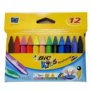 پاستل 12 رنگ بیک مدل TRIANGLE