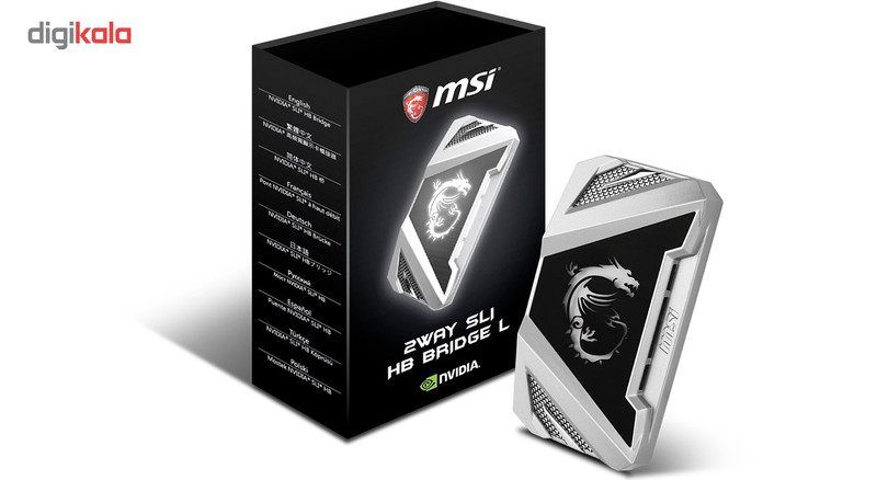 بریج SLI ام اس آی مدل 2WAY SLI HB BRIDGE L SILVER