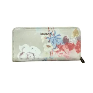 کیف پول زنانه لاویسان طرح گل کد 03