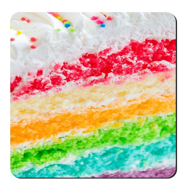  زیر لیوانی طرح کیک خامه ای کد nzl256