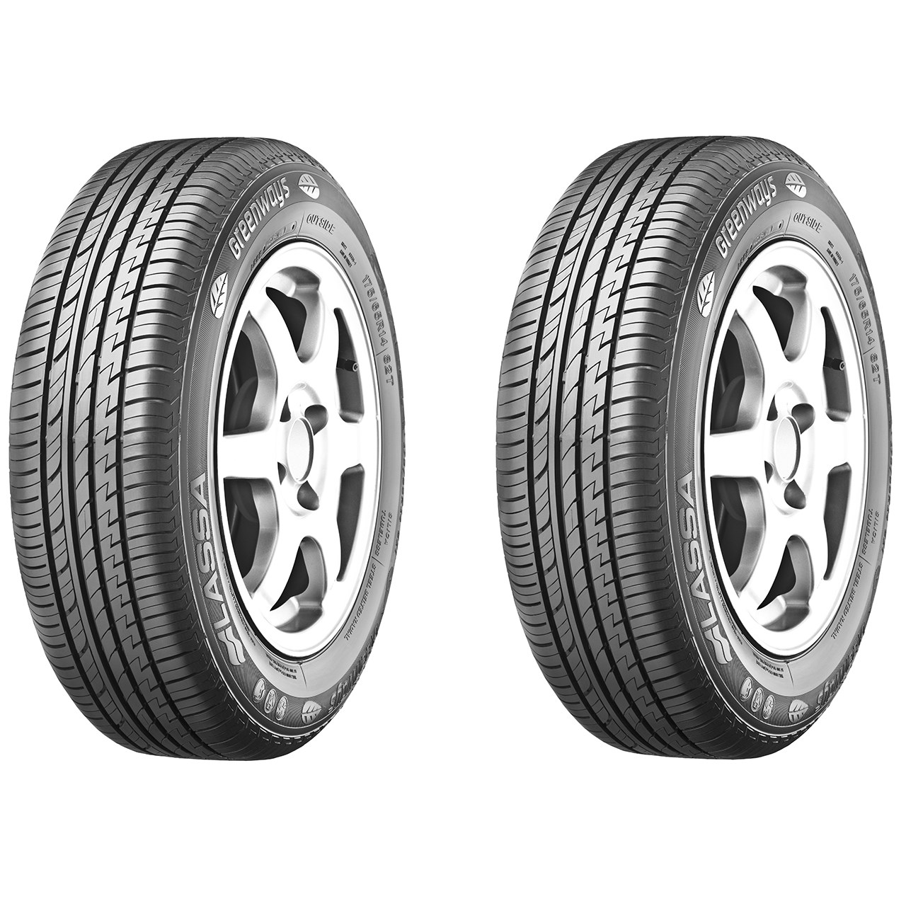 لاستیک خودرو لاسا مدل Greenways سایز 205/60R14 - دو حلقه