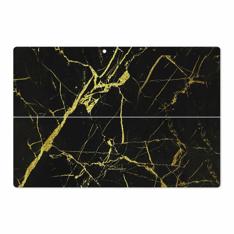 برچسب پوششی ماهوت مدل Graphite-Gold-Marble مناسب برای تبلت مایکروسافت Surface Pro 3 2014