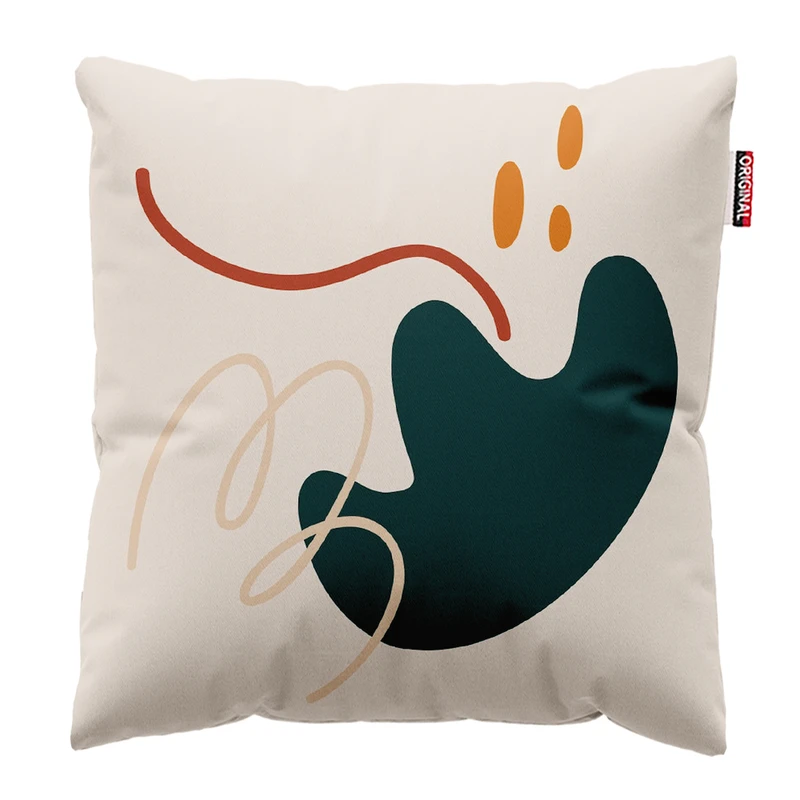 کوسن پاد آفرین مدل بوهو طرح مینیمال کد PK402930 سایز 40*40 سانتی متر