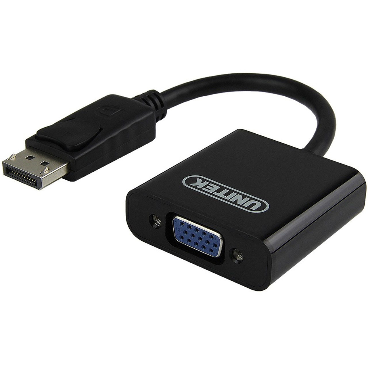 مبدل DisplayPort به درگاه ماده VGA یونیتک مدل Y-5118E