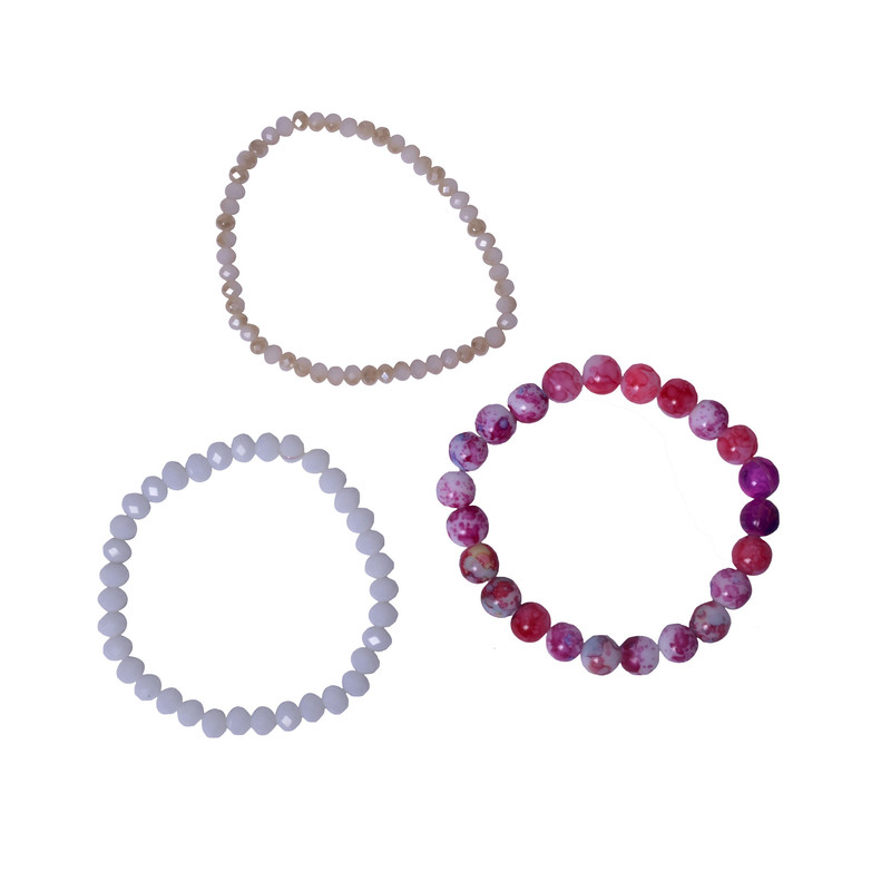 دستبند دخترانه کد 300 مجموعه 3 عددی