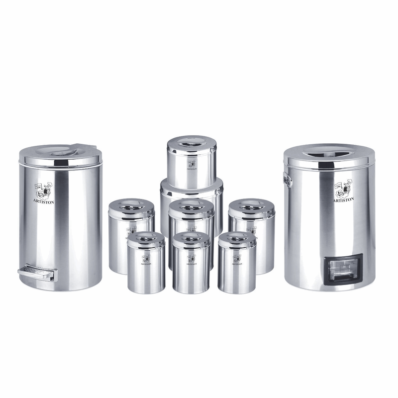 سرویس 10 پارچه جهیزیه عروس استیل آرتیستون صنعت