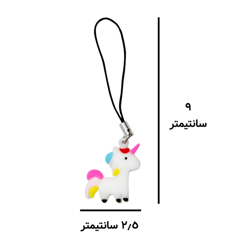 بند نگهدارنده فلش مموری مدل اسب تک شاخ فانتزی