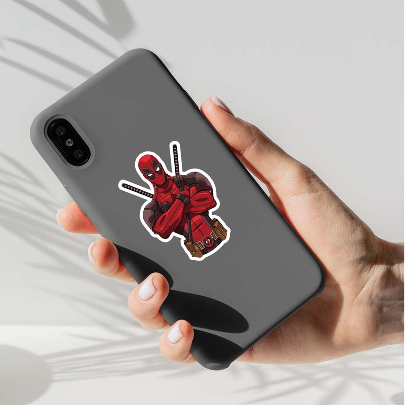استیکر لپ تاپ کارنیکا طرح ددپول مدل DeadPool-2222012 مجموعه 2 عددی 1
