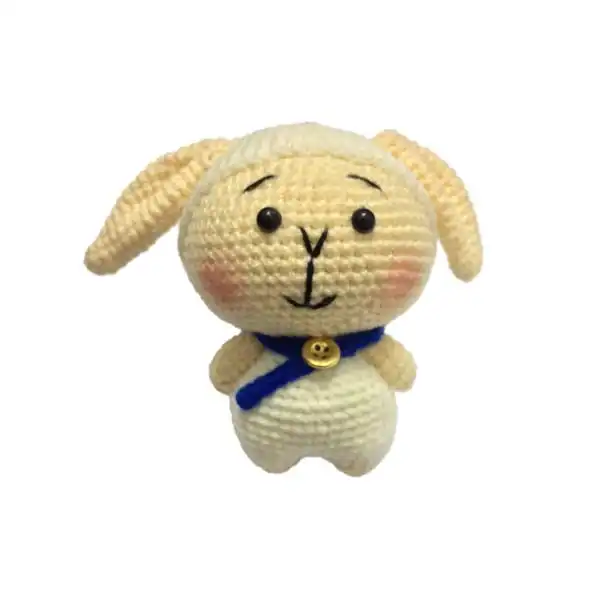 عروسک بافتنی مدل بره کد 2