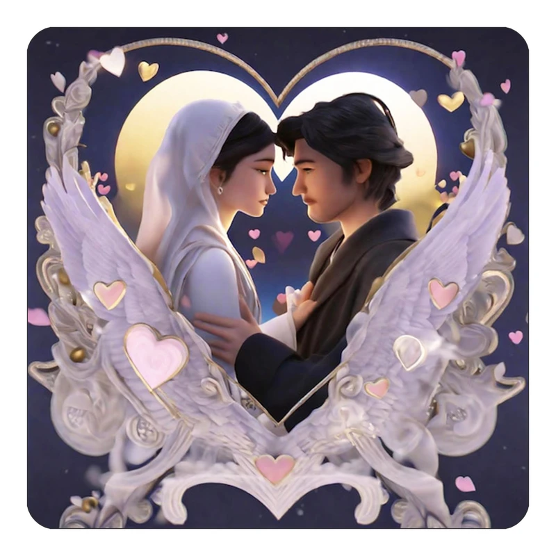 مگنت کاکتی مدل عاشقانه کد mp10112