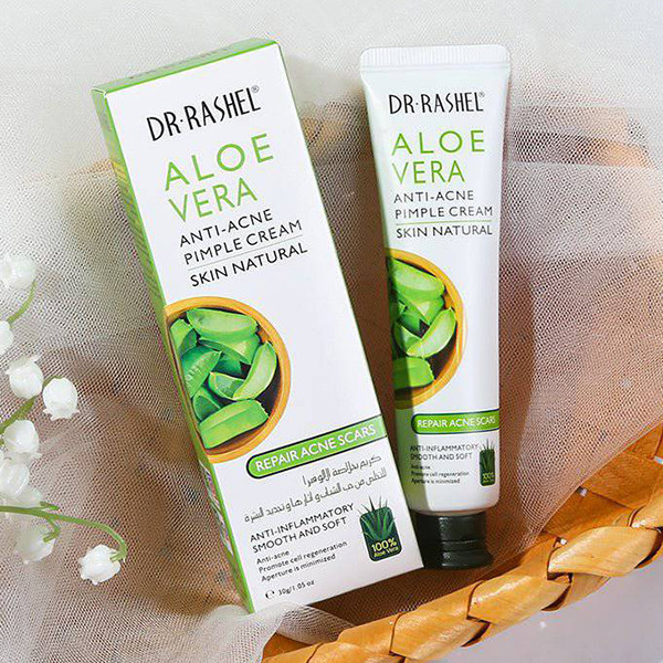 کرم ضد جوش دکتر راشل مدل آلوئه ورا حجم 30 میلی لیتر