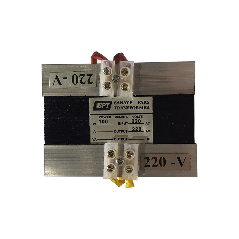 ترانس ایزوله 220 به 220 صنایع پارس مدل 100W