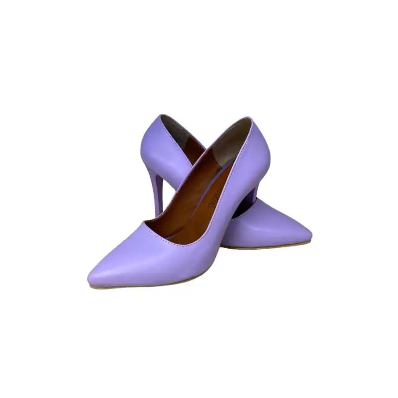 کفش زنانه مدل استلتو بیاله 2 بلند رنگ یاسی