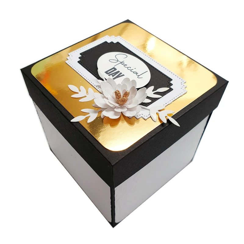 جعبه هدیه مدل گلدان لاکچری