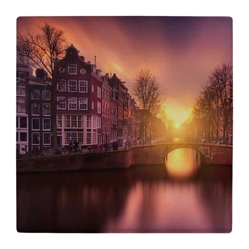  زیر لیوانی  طرح پل و ساختمان های اروپای کد    4862702_3820