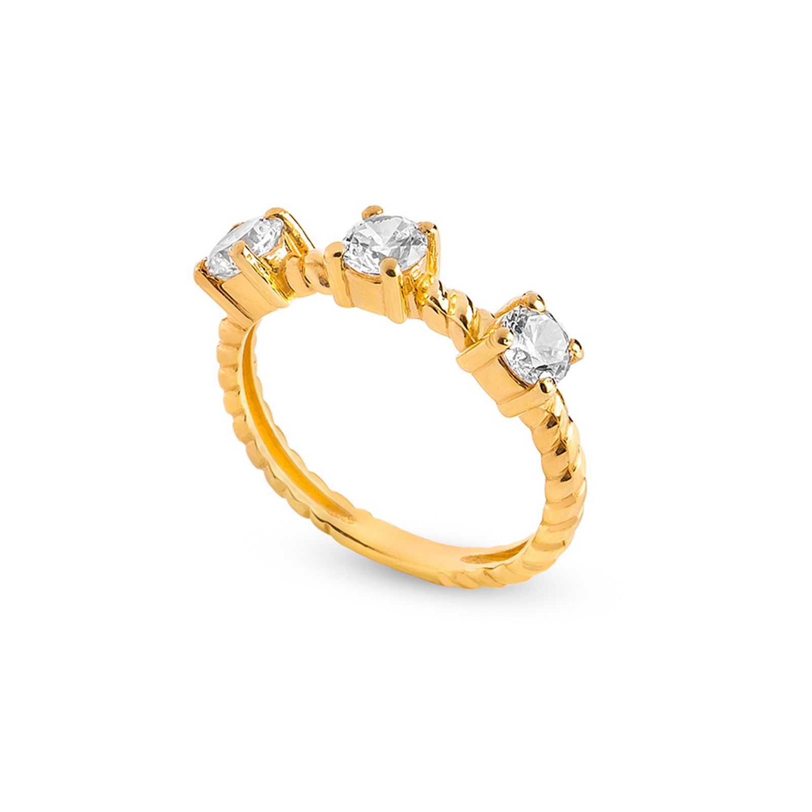 انگشتر طلا 18 عیار زنانه کیا گالری مدل AR472 - - 2