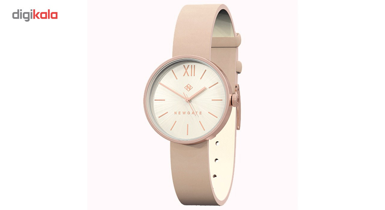 ساعت مچی عقربه ای زنانه نیوگیت مدل The Atom Brushed Rose Gold