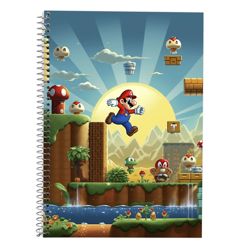 دفتر لغت 50 برگ مدوپد طرح سوپرماریو super mario کد DF2941