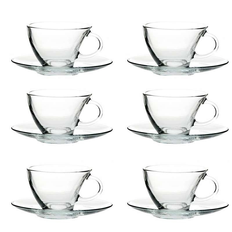 ست فنجان و نعلبکی پاشاباغچه مدل Penguen کد 98396 بسته 6 عددی