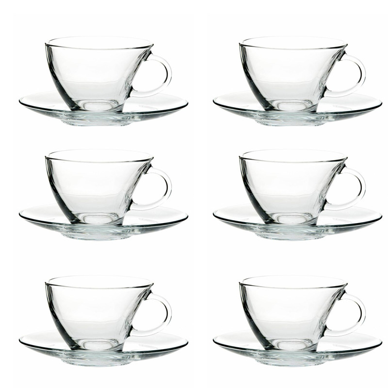 ست فنجان و نعلبکی پاشاباغچه مدل Penguen کد 98396 بسته 6 عددی