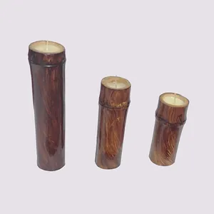 جا شمعی مدل استوانه ای کد 06 مجموعه 3 عددی