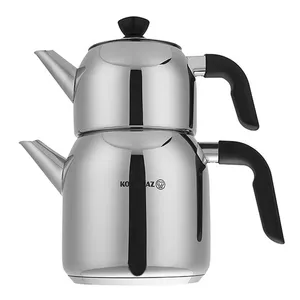 کتری و قوری کرکماز مدل Kappa کد  A079-01  به همراه قیچی آشپزخانه چند منظوره کینگ