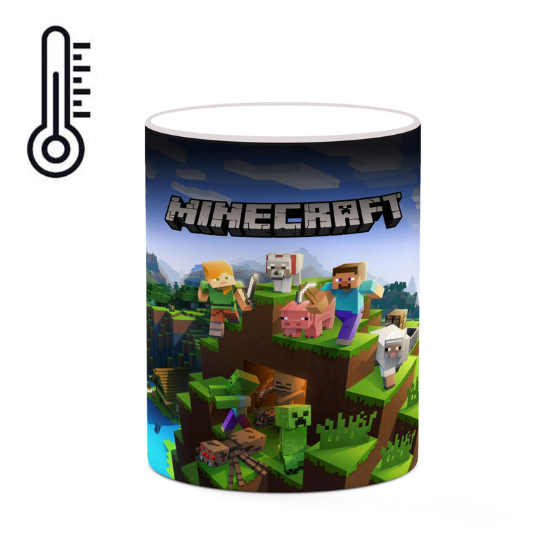 ماگ حرارتی کاکتی طرح ماینکرافت minecraft مدل mgh41607 ماگ حرارتی کاکتی طرح ماینکرافت minecraft مدل mgh41607