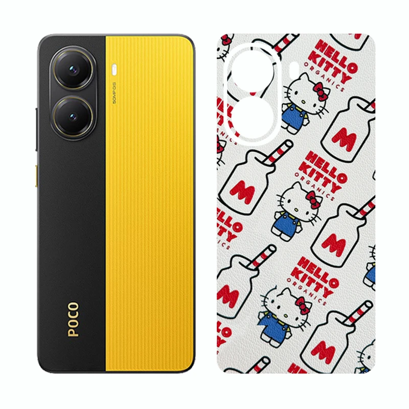 برچسب پوششی ریمکس مدل Cover طرح هلو کیتی مناسب برای گوشی موبایل شیائومی Poco X7 Pro