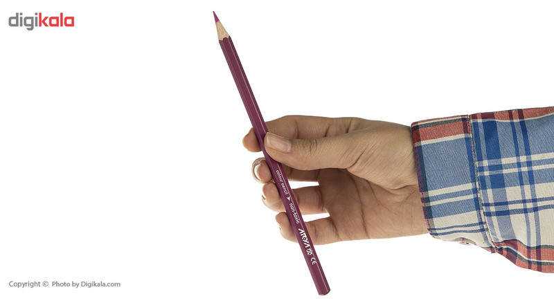 مداد رنگی 24 رنگ آریا مدل 3052 مناسب برای پسران