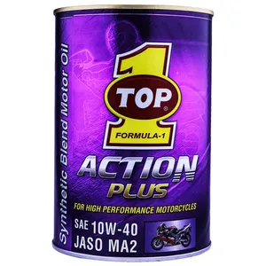 روغن موتور خودرو تاپ وان مدل Action Plus JASO MA2 10W-40 حجم 1 لیتر