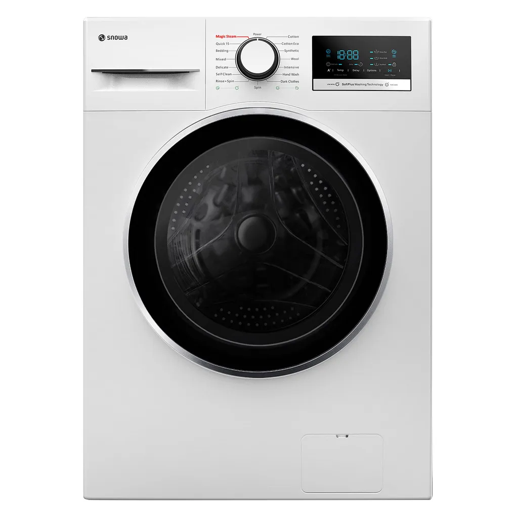 ماشین لباسشویی اسنوا مدل SWM-84W30 ظرفیت 8 کیلوگرم