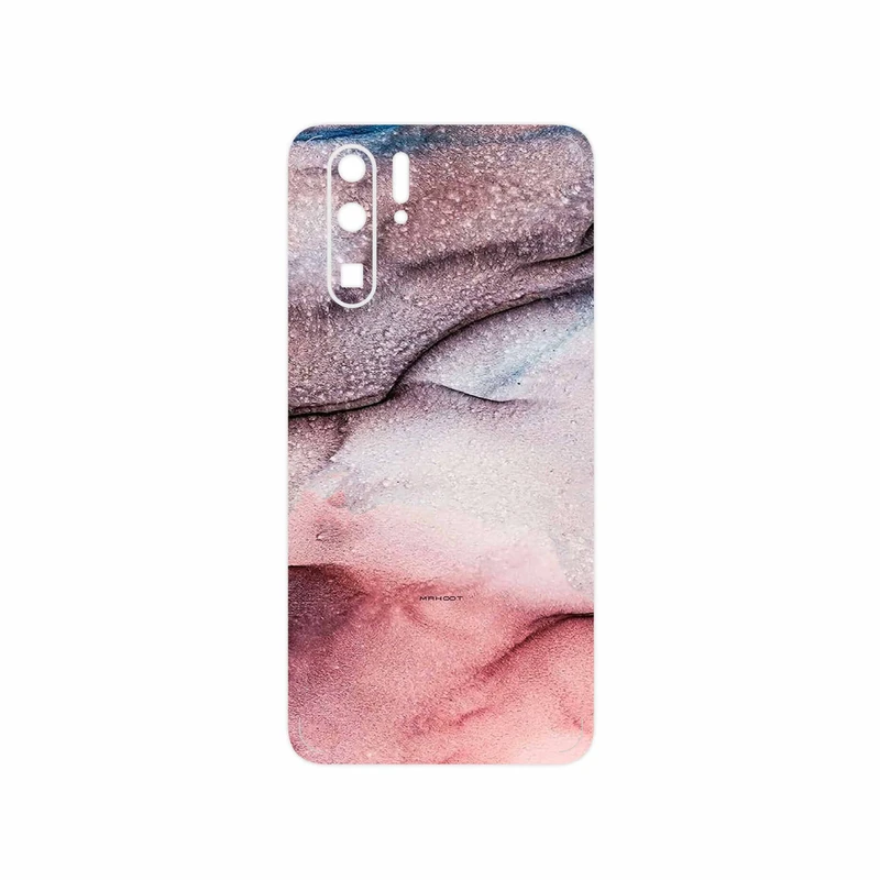 برچسب پوششی ماهوت مدل Smoky pink marble مناسب برای گوشی موبایل هوآوی P30 Pro