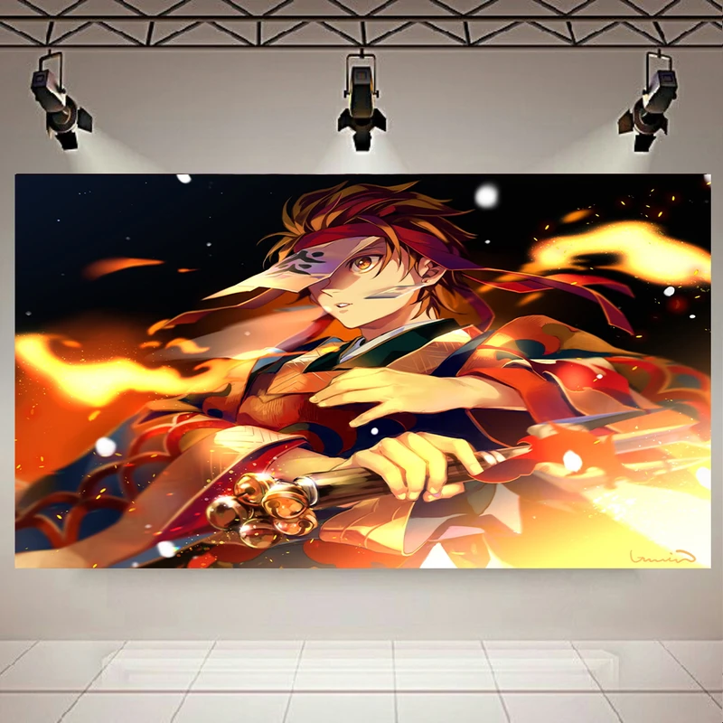 تابلو شاسی طرح انیمه مدل Demon Slayer کد AR907