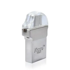 فلش مموری ویکو من مدل vc130OTG USB3 SILVER ظرفیت 32گیگابایت