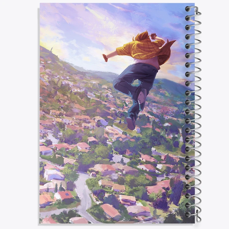 دفتر ژورنال نویسی 50 برگ خندالو مدل نقطه ای طرح پارکور (parkour) کد F1145