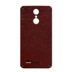 MAHOOT Natural Leather Cover Sticker for LG K8 2017