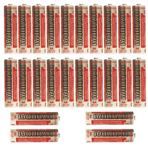 باتری قلمی هیوندای مدل Super Ultra Heavy Duty بسته 24 عددی